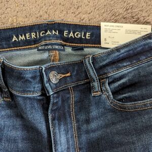 High rise jegging crop